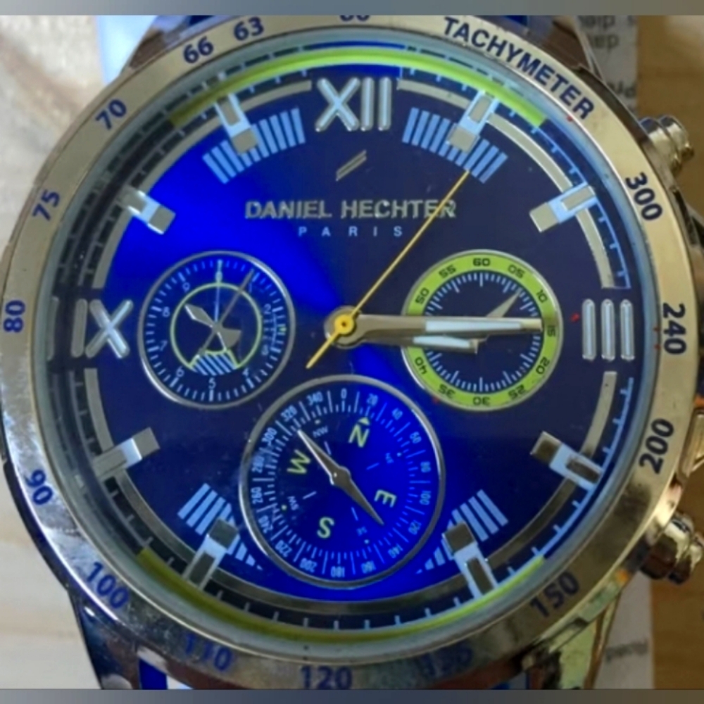 Men's Daniel Hechter Paris Watch with compass